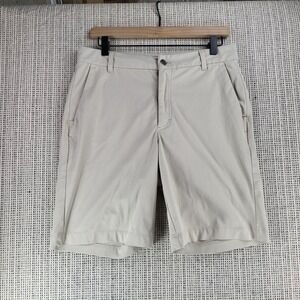 VRST Shorts‎ Mens 32 Beige Performance Golf Casual Stretch Flat Front Summer